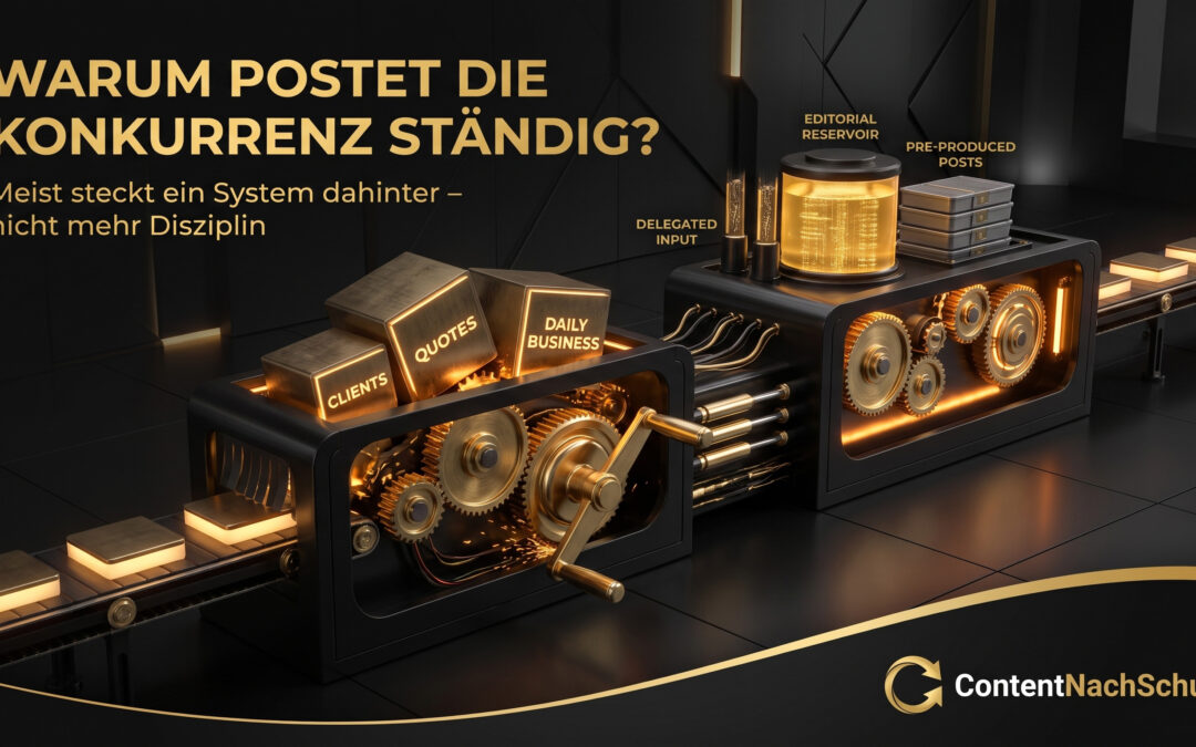 Warum postet die Konkurrenz nebenan ständig und ich nicht?
